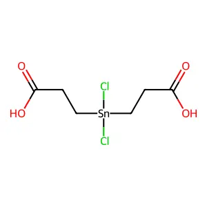Bis(beta-carboxyethyl)tin dichloride structure