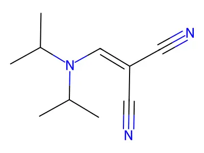 (N,N-二异丙基氨基亚甲基)丙二腈 structure
