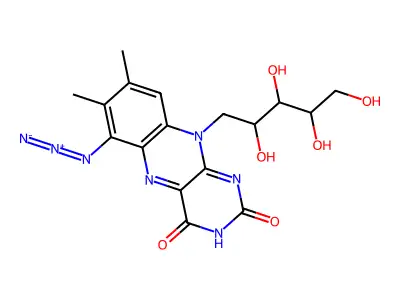 6-Azidoriboflavin structure