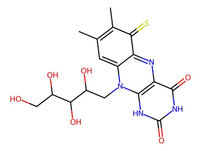 6-Mercaptoriboflavin structure