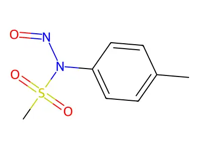 Methanesulfonanilide, 4'-methyl-N-nitroso- structure