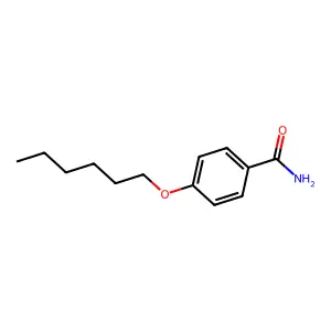 4-Hexyloxybenzamide structure
