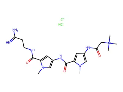 C20N31N8O3.ClH.Cl structure