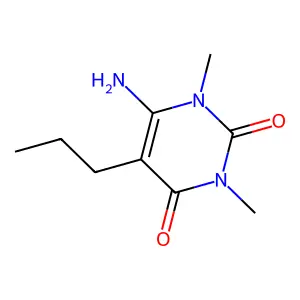 6-amino-1,3-dimethyl-5-propylpyrimidine-2,4(1H,3H)-dione structure