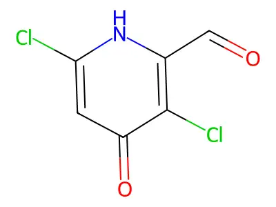 3,6-Dichloro-4-hydroxypyridine-2-carbaldehyde structure