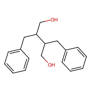2,3-Dibenzylbutane-1,4-diol structure