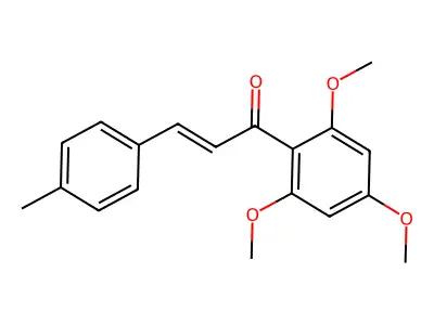 3-(4-Methylphenyl)-1-(2,4,6-trimethoxyphenyl)prop-2-en-1-one structure