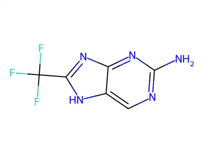 8-(Trifluoromethyl)-9H-purin-2-amine structure