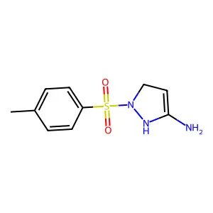 2,5-Dihydro-1-((p-tolyl)sulphonyl)-1H-pyrazol-3-amine structure