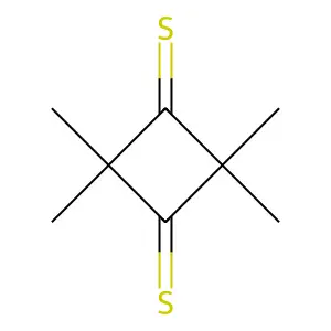 1,3-Cyclobutanedithione, 2,2,4,4-tetramethyl- structure