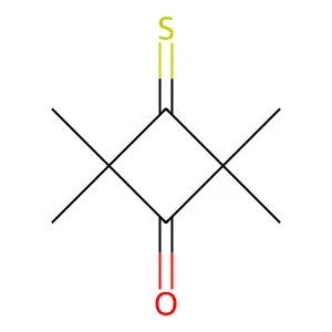 2,2,4,4-Tetramethyl-3-sulfanylidenecyclobutan-1-one structure