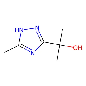 2-(5-methyl-1H-1,2,4-triazol-3-yl)propan-2-ol structure
