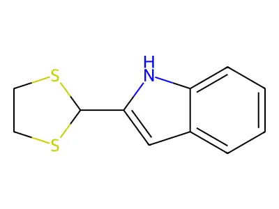 2-(1,3-二硫戊环-2-基)吲哚 structure