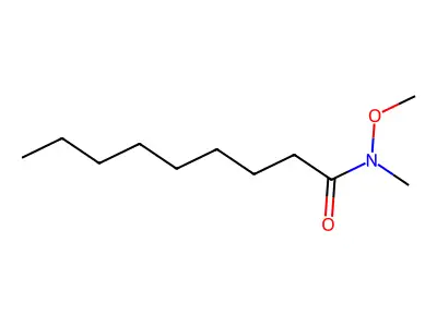 N-甲氧基-N-甲基壬酰胺 structure