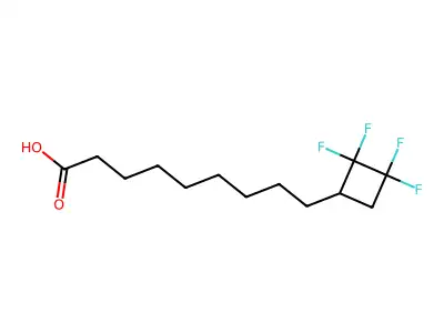 9-(2,2,3,3-四氟环丁基)壬酸 structure