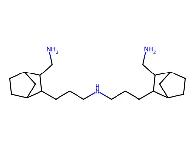 2-Norbornanemethylamine, 3,3'-(iminobistrimethylene)bis- structure