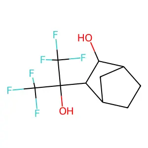 2-Norbornanol, 3-(1,1,1,3,3,3-hexafluoro-2-hydroxy-2-propyl)- structure
