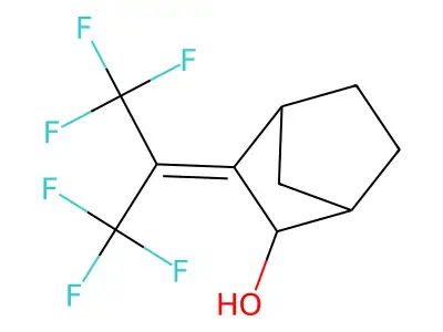 2-Norbornanol, 3-hexafluoroisopropylidene- structure