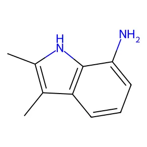 Indole, 7-amino-2,3-dimethyl- structure