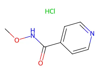 Formohydroxamic acid, O-methyl-1-(4-pyridyl)-, hydrochloride structure