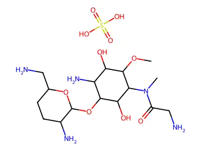 硫酸福替米星D structure
