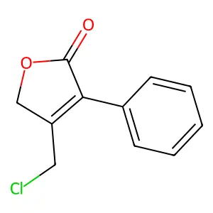 2(5H)-Furanone, 4-chloromethyl-3-phenyl- structure