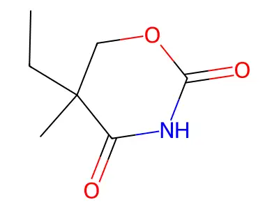2H-1,3-Oxazine-2,4(3H)-dione, dihydro-5-ethyl-5-methyl- structure