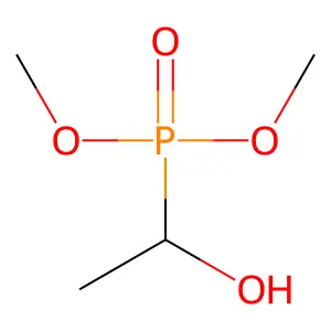 Dimethyl (1-hydroxyethyl)phosphonate structure