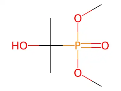 2-dimethoxyphosphorylpropan-2-ol structure