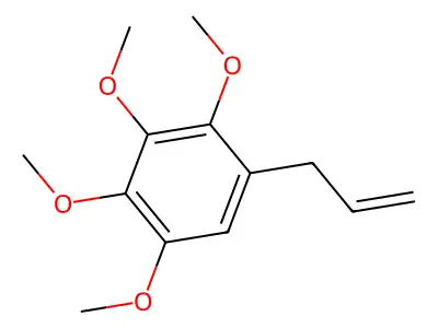 1-Allyl-2,3,4,5-tetramethoxybenzene structure