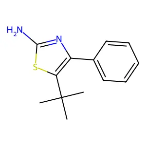 5-Tert-butyl-4-phenyl-1,3-thiazol-2-amine structure