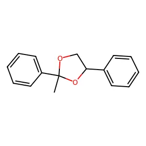 1,3-Dioxolane, 2-methyl-2,4-diphenyl- structure