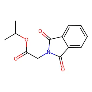 Propan-2-yl 2-(1,3-dioxoisoindol-2-yl)acetate structure