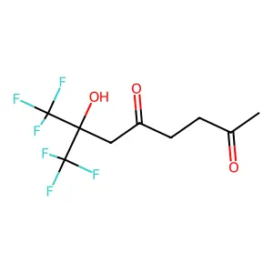 2,5-Octanedione, 7-hydroxy-8,8,8-trifluoro-7-trifluoromethyl- structure