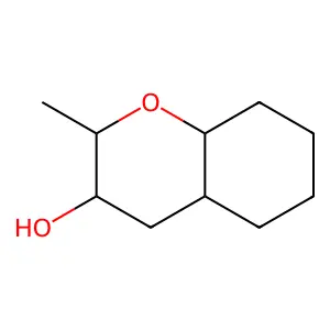 2H-1-Benzopyran-3-ol, octahydro-2-methyl-, (2alpha,3beta,4aalpha,8abeta)- structure