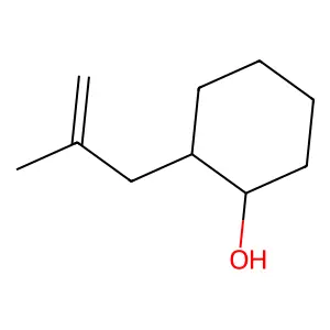 (1R,2S)-2-(2-methylprop-2-enyl)cyclohexan-1-ol structure