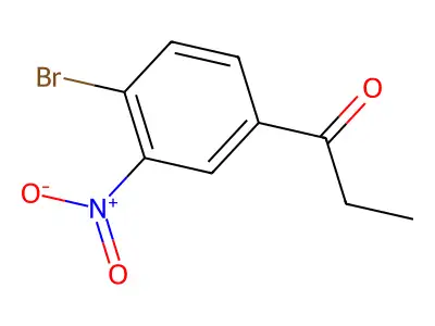 4'-Bromo-3'-nitropropiophenone structure
