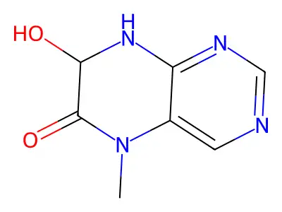 7-Hydroxy-5-methyl-7,8-dihydropteridin-6-one structure