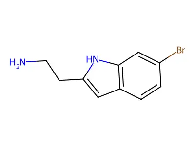 2-(6-溴-1H-吲哚-3-基)乙胺 structure