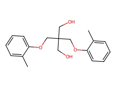 1,3-Propanediol, 2,2-bis(o-tolyloxymethyl)- structure