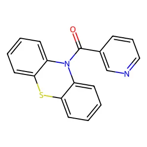 Phenothiazin-10-yl(pyridin-3-yl)methanone structure