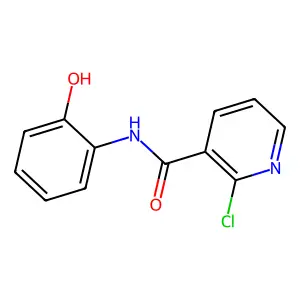 2-Chloro-N-(2-hydroxy-phenyl)-nicotinamide structure