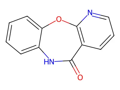 Pyrido(2,3-b)(1,5)benzoxazepin-5(6H)-one structure