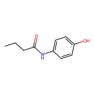 4'-Hydroxybutyranilide structure