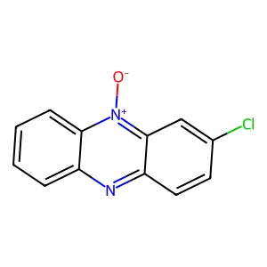 Phenazine, 2-chloro-, 10-oxide structure