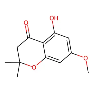 5-Hydroxy-7-methoxy-2,2-dimethyl-2,3-dihydro-4H-chromen-4-one structure
