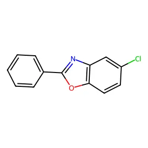 Benzoxazole, 5-chloro-2-phenyl- structure