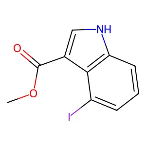 Methyl 4-iodo-1H-indole-3-carboxylate structure