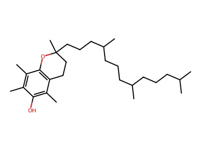 DL-α-生育酚 structure