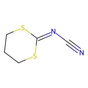 1,3-Dithian-2-ylidenecyanamide structure